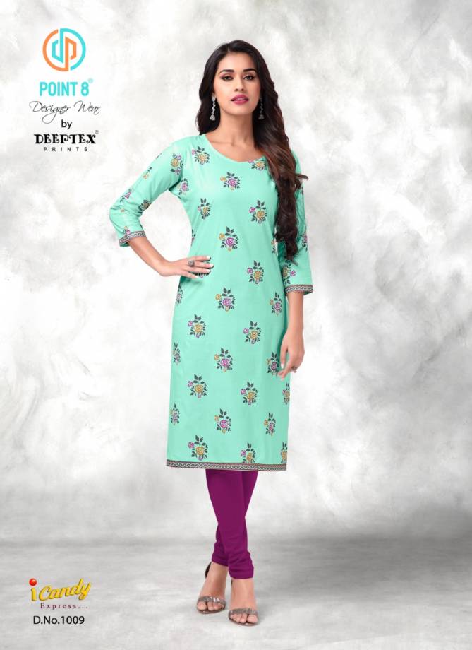 Deeptex I Candy Express Latest Ethnic Wear Pure Cotton Kurti Collection